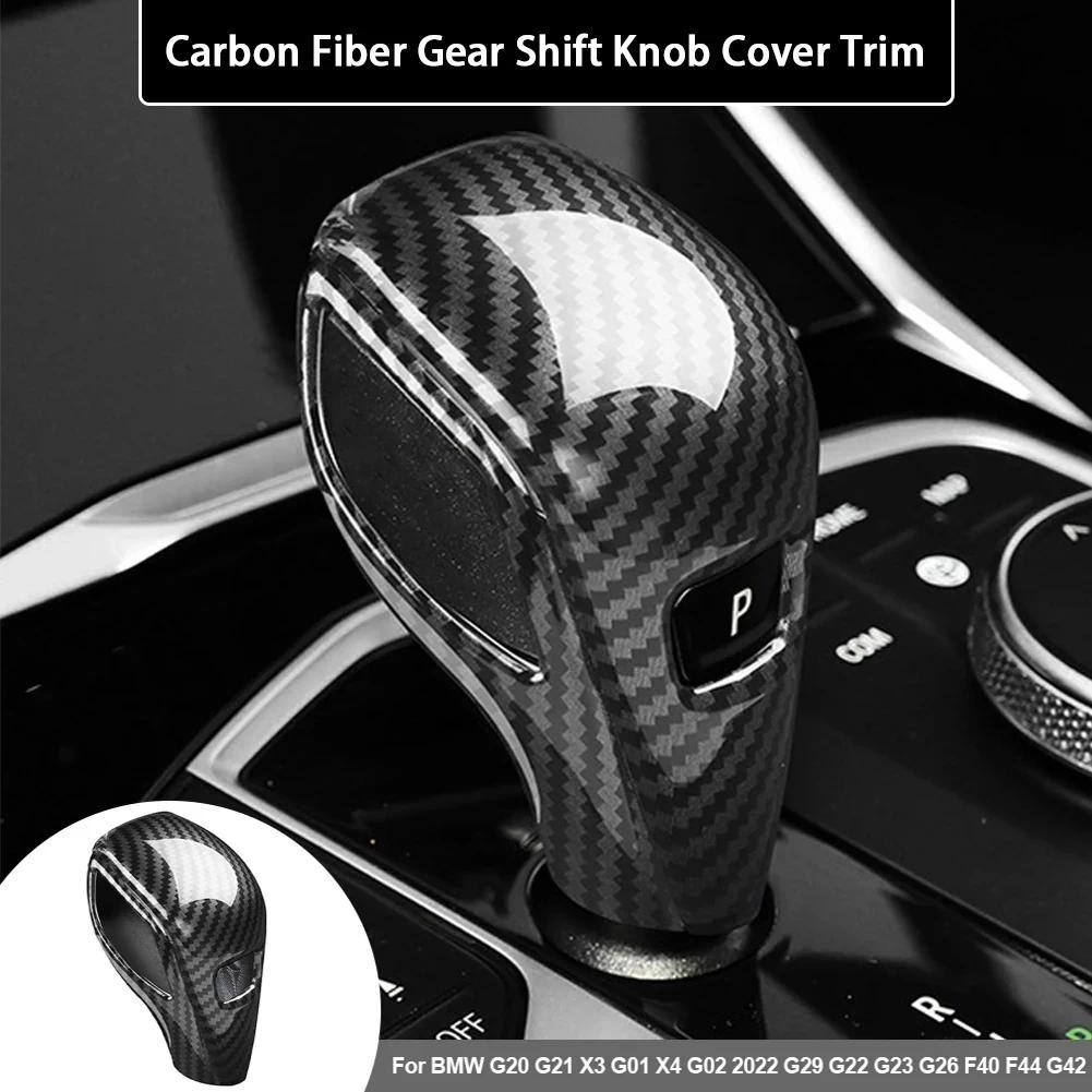 Sợi Carbon Gear Dịch Chuyển Núm Bao Viền Cho Xe BMW G20 G21 X3 G01 X4 G02 2022 G29 G22 G23 G26 F40 F