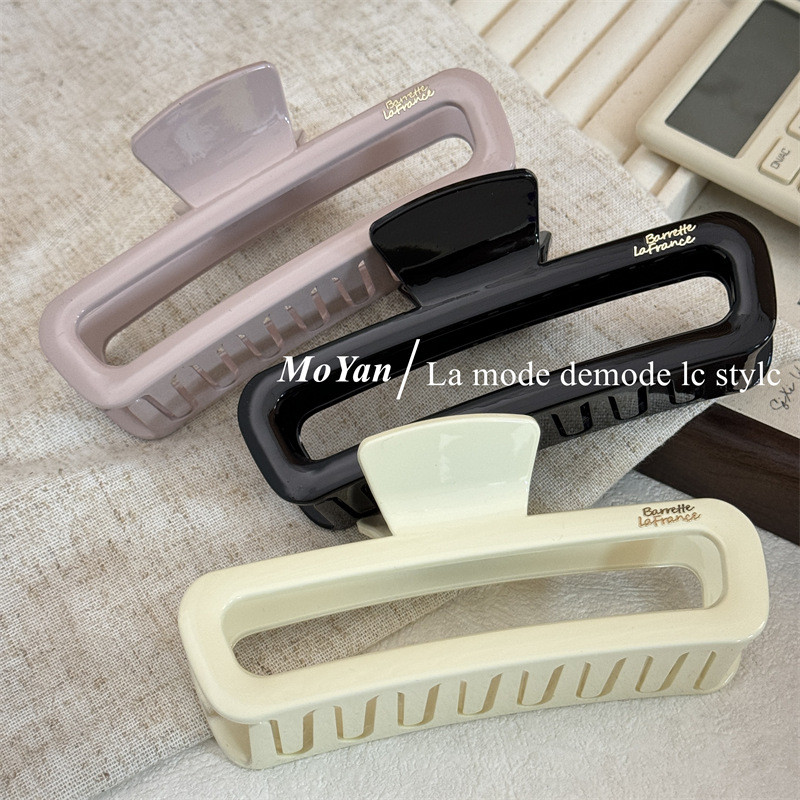 Kẹp tóc cá mập mặt sau đầu đĩa, màu mới dễ dùng