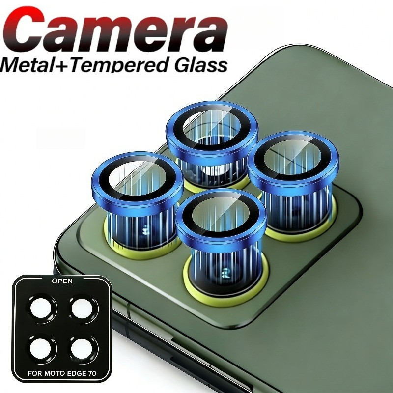 Dành Cho Motorola Edge 70 Fusion + Fusion CD Hợp Kim Nhôm Bảo Vệ Ống Kính Máy Ảnh Vòng Dành Cho Moto