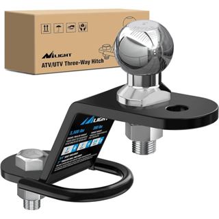 Nilight ATV / UTV Ba Chiều Hitch Với 2 Inch Ball 3500lbs 3 Trailer Hitch Ball Mount Lawn Mover Hitch ATV UTV Trailer Hitch Adapter 3 "Thả / Nâng 3 Tùy Chọn Gắn