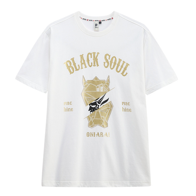 ONIARAI / Ghost Wash Spring / Summer Mechanical Side Áo thun nam tay ngắn