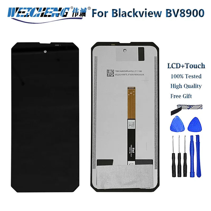 Chính Hãng Cho Blackview BV8900 Màn Hình LCD Với Bảng Cảm Biến Số Hóa Cảm Ứng Điện Thoại Di Động LCD