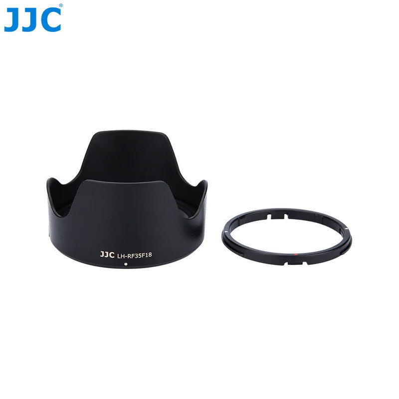 JJC RF 35mm Ống Kính Hoa Hood Bóng Cho Canon RF 35mm F1.8 MACRO IS STM Ống Kính Thay Thế Canon EW-52