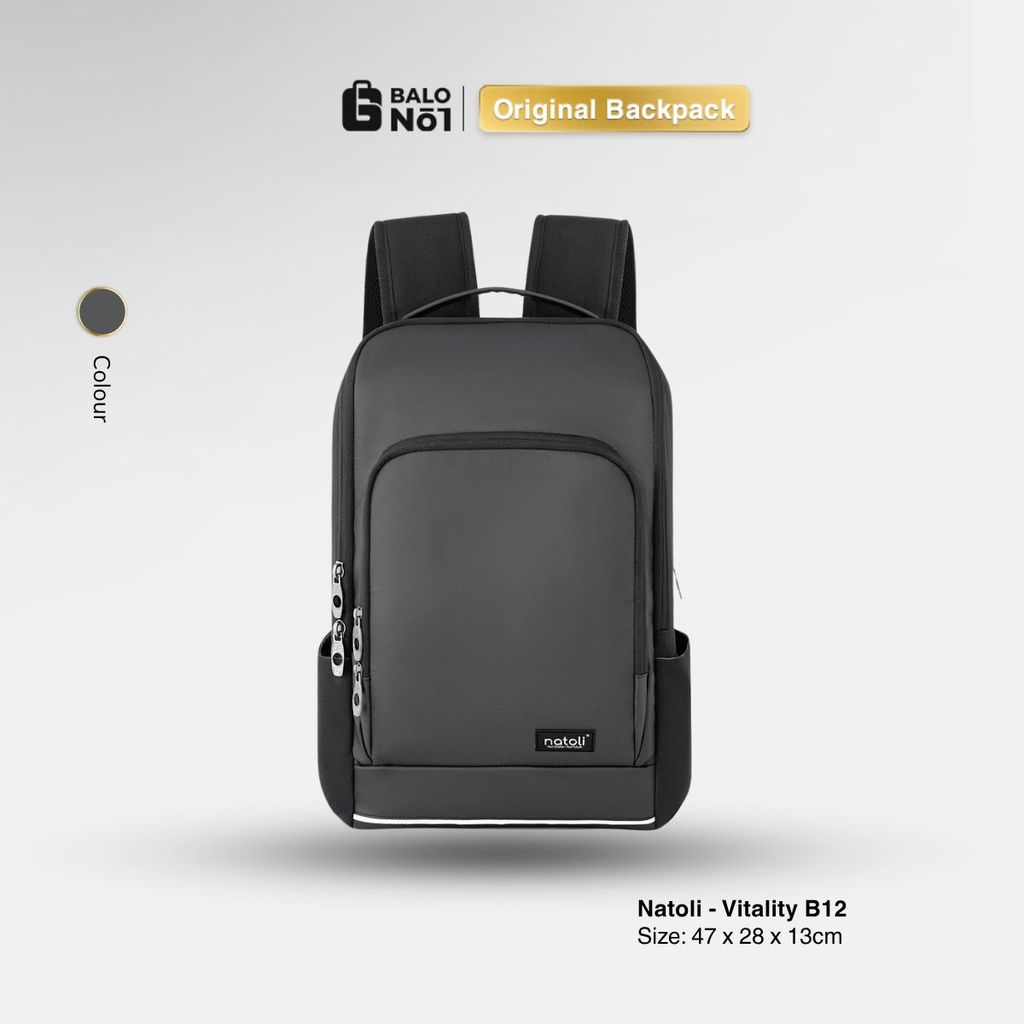 [NATOLI] Balo laptop văn phòng Natoli Vitality Backpack B12