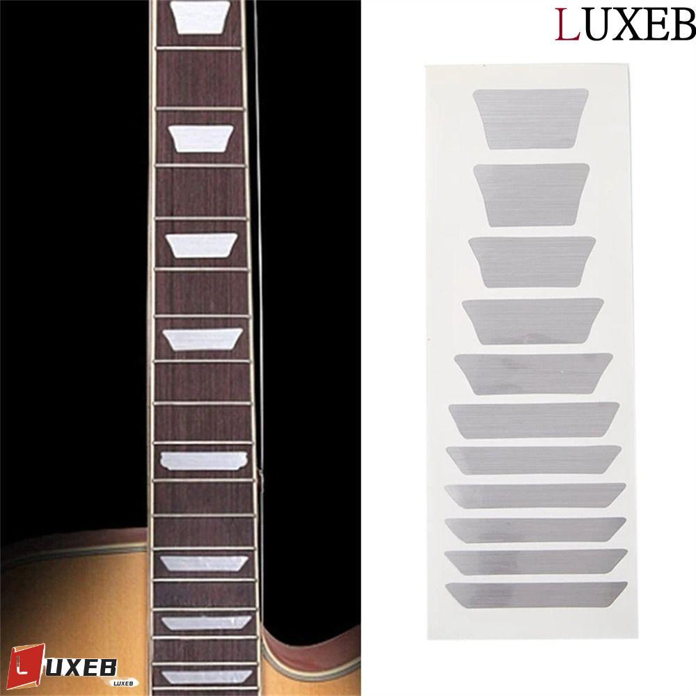 LUXEB Cross Inlay Đề Can 22 Phong Cách Nhạc Cụ Guitar Inlay Miếng Dán Đàn Guitar Acoustic Đàn Guitar