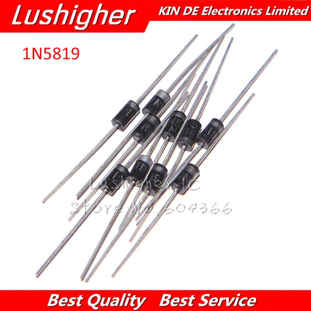 100 CHIẾC IN5819 DO-41 1A 40V SCHOTTKY DIODE 1N5819 DIP