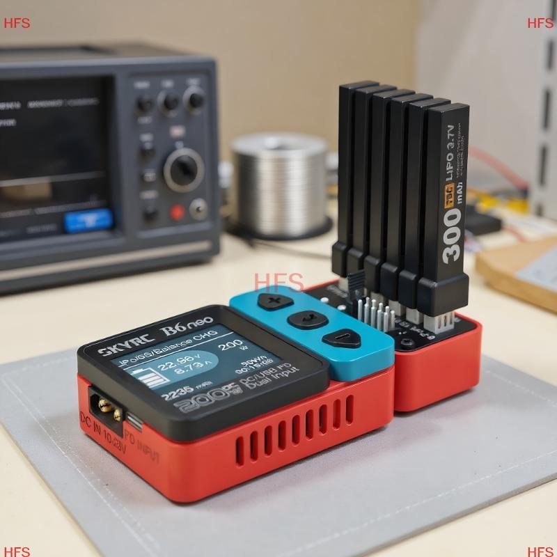 [HFS] 1 Chiếc OSH 6 Cổng 1S Trung Tâm Sạc Pin Cho LiPo LiFe Li-ion LiHV Hỗ Trợ B6neo B6neo 2 B6neo +