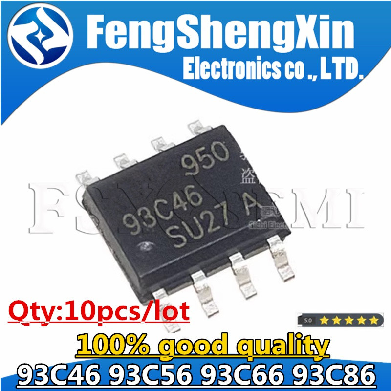 10 Chiếc 93C46 93C56 93C66 93C86 SOP-8 AT93C46 AT93C56 AT93C66 AT93C86 SOP Chip