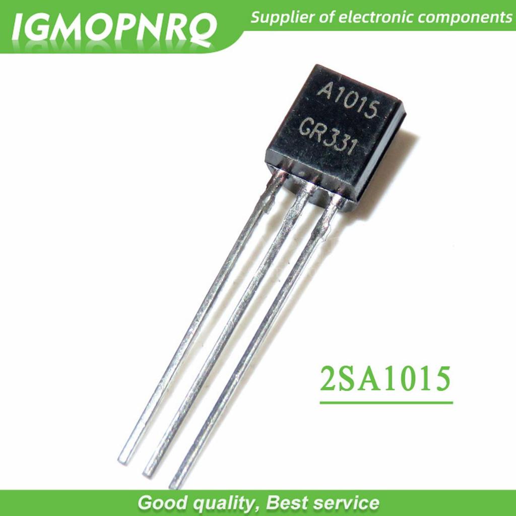 100 chiếc 2SA1015 A1015 TO-92 50V 0.15A NPN Gen Pur SS Lưỡng Cực Transistor - BJT mới nguyên bản