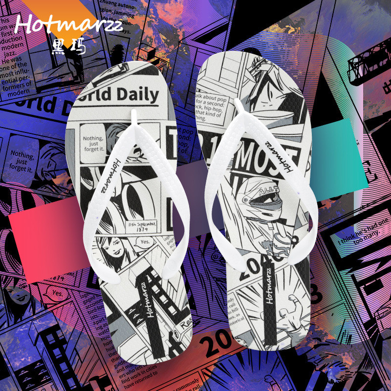 Hotmarzz Hotmarzz Dép xỏ ngón nam chống trượt Dép thông thường Dép đi trong nhà Phòng tắm Dép xỏ ngó