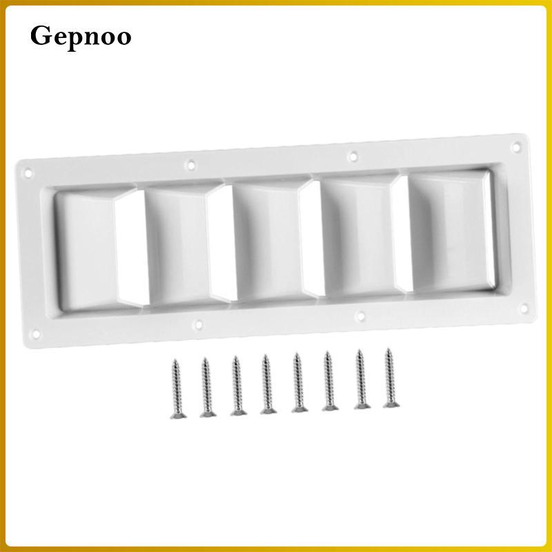 RV Air Vent Louver Phụ kiện thông gió, Cửa thoát thông gió biển nhẹ hình chữ nhật cho RV