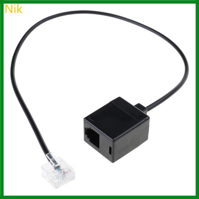 RJ45 to RJ11 Converter Cable for Landline Connection RJ45 8P8C to RJ11 6P6C Cord