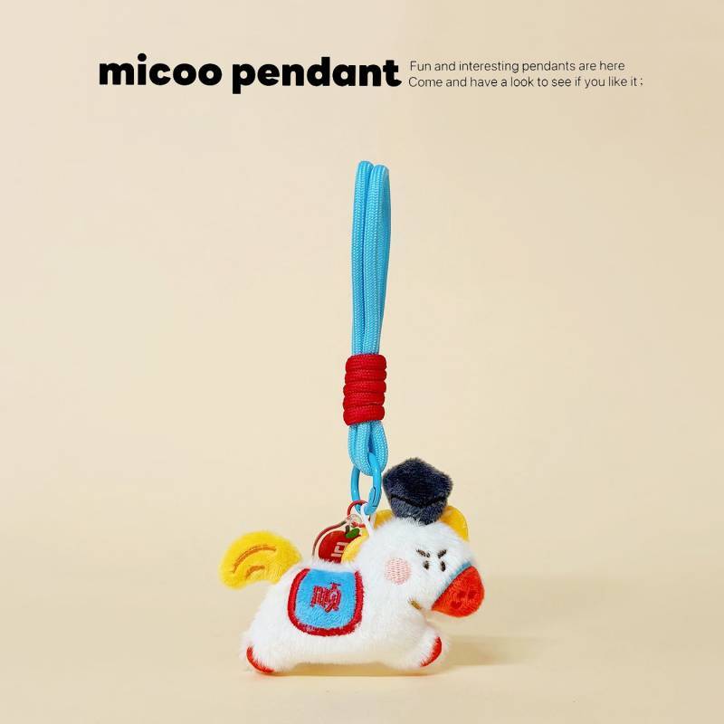 Horse Year New Plush Pony Doll Pendant All-Match Keychain Car Key Ring Pendant Horse Year Keychain P