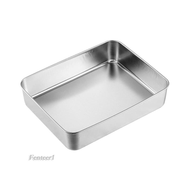 Lasagna Pan Chắc Chắn Dày Đáy Phẳng Máy Nướng Đĩa Hình Chữ Nhật Chảo Nướng Bánh Cho Máy Nướng Bánh M