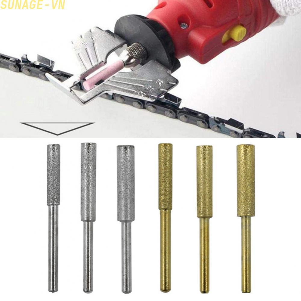 【SUNAGE】For Chain Polishing Chainsaw Sharpener Stone 3mm Handle 4.0mm/4.8mm/5.5mm【HOT Fashion】