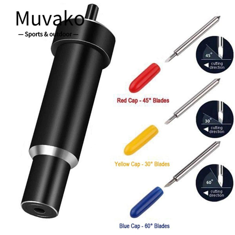 Lưỡi cắt sâu MUVAKO, Lưỡi cắt thay thế kim loại, Lưỡi cắt Vinyl mịn 30 45 60 độ cho Cricut Explore 3