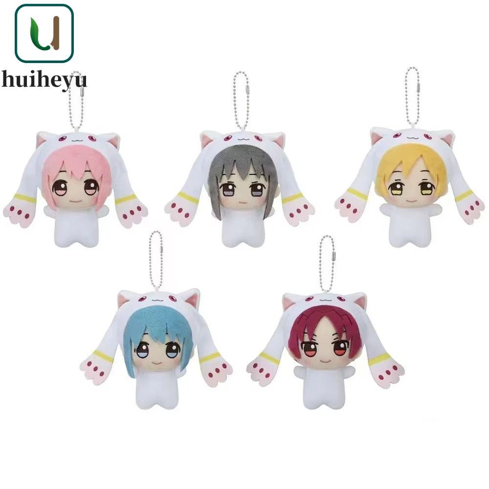 ZENITHEM Magica Kaname Madoka Doll, Móc khóa mềm dễ thương Puella Magi Madoka Sang trọng, Búp bê bôn