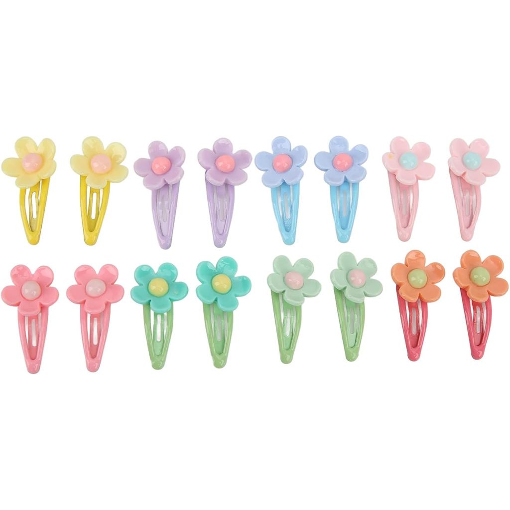 Pssopp 32 Chiếc Kẹp Tóc Thú Cưng Nhiều Màu Hoa Thú Cưng Kẹp Tóc Hoa Dễ Thương Kẹp Tóc Chó Phụ Kiện T