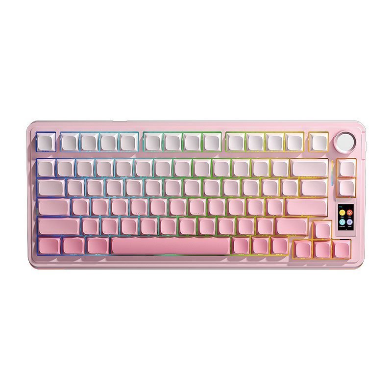 Bàn phím AULA S75 Pro (Gradient Black/ Gradient Pink)- Hàng chính hãng.