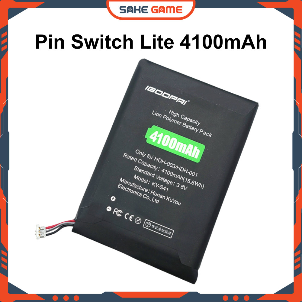 Pin Máy Chơi Game Nintendo Switch Lite HDH-003 Igodpai Pin Nintendo Switch Lite Pin Switch Lite Batt