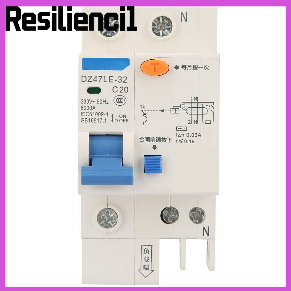Bộ ngắt mạch bảo vệ RESILIENCI1, Bộ ngắt mạch 16A / 20A / 32A DZ47LE-32, RCCB 230V 1P + N DZ47LE-32 