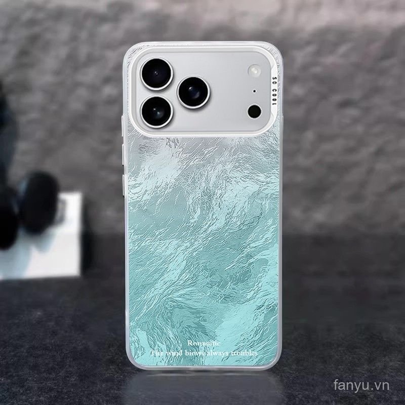 Glacier Blue Pattern iphone17Phone case iPhone17Pro New Air Advanced17Promax Anti-Fall GR1M