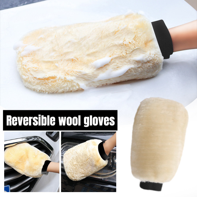 GOODLETI Găng Tay Rửa Xe Hơi Bằng Microfiber Mềm Mại