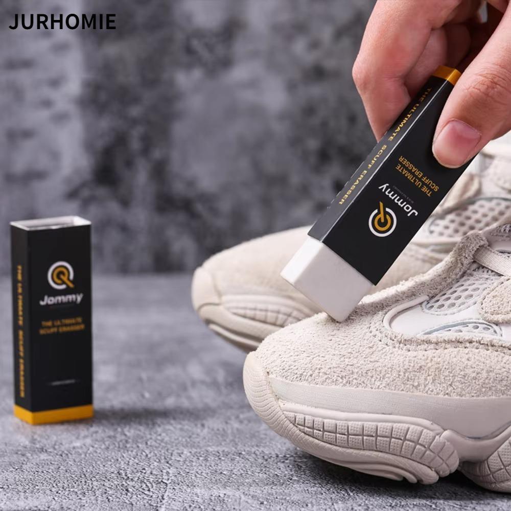 JURHOMIE Eraser Shoe Brush, Cao su trắng Matte Leather Fabric Shoes Cleaning Eraser, Dụng cụ làm sạc