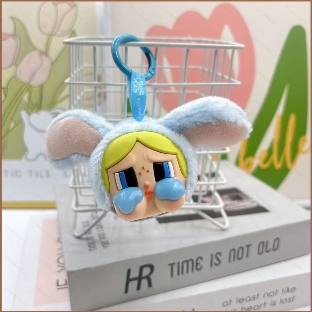 SY Crybaby The Powerpuff Girls Blossom Bubbles Buttercup Vinyl Plushie Blind Box Túi dễ thương Búp b
