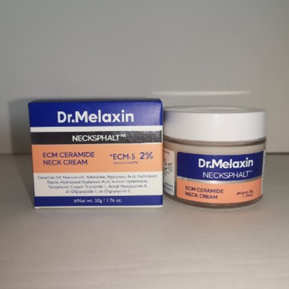 Dr.Melaxin Necksphalt ECM Barrier Cream for Anti-Aging Neck Skin, Tightening Wrinkles for an Even Sk