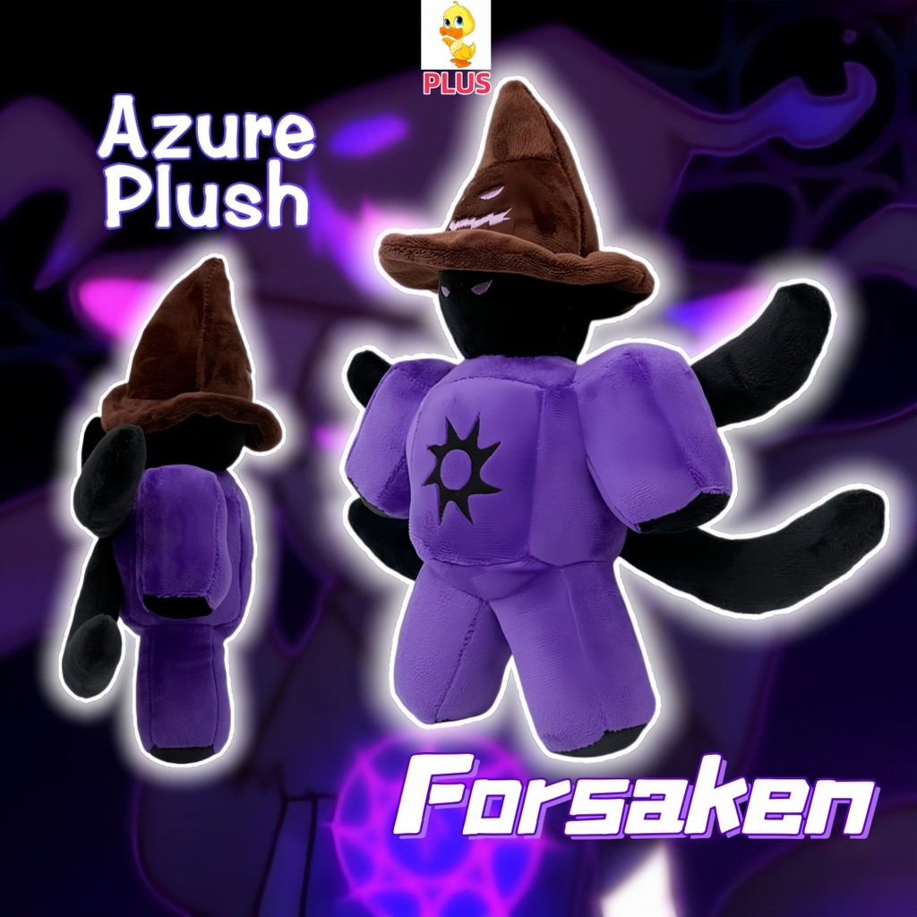 PLUS✨Roblox Forsaken Azure Đồ chơi sang trọng Forsaken Hai lần Azure Plushies Vui nhộn Roblox Forsak