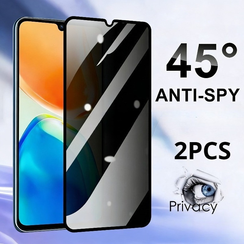 1-2 Chiếc Kính Cường Lực Bảo Vệ Màn Hình Cho Gionee S12 Lite P15 P12 Pro Bảo Vệ Cạnh Đen Riêng Tư Ch