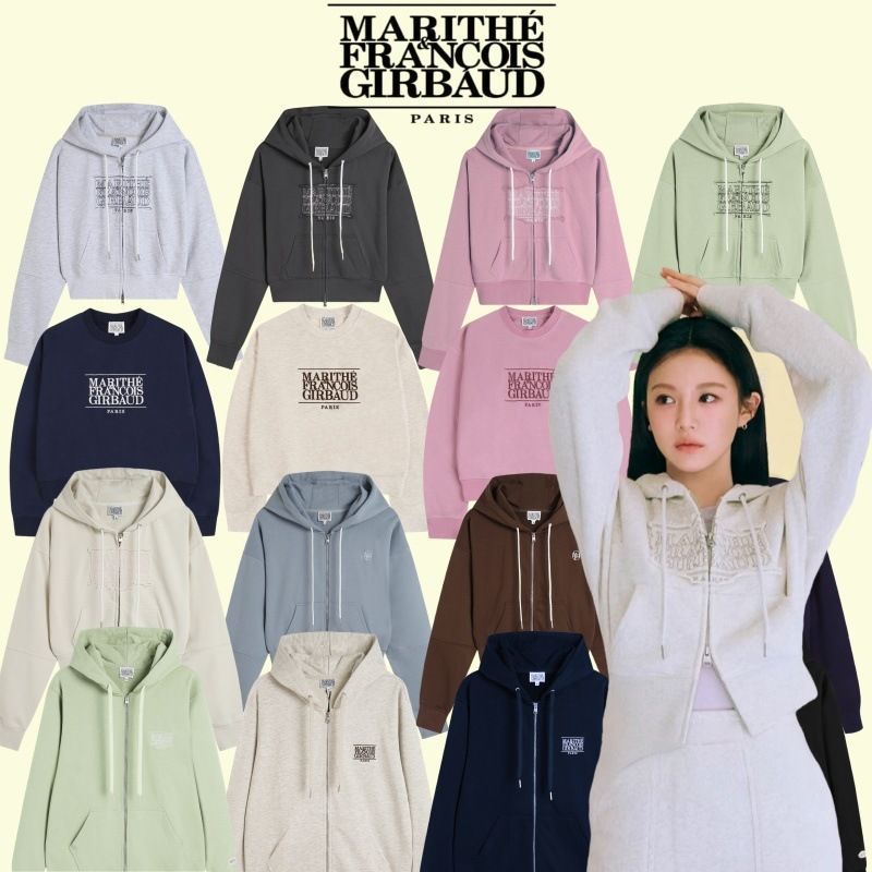 Áo Nỉ Marithe & Boho Style Cổ Tròn Dáng Rộng - Xu Hướng Thời Trang Hàn Quốc Từ Jennie CAR Jingyuan