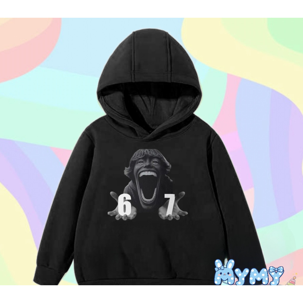 Áo Hoodie thoải mái dành cho trẻ em 67 Kid Graphic - Áo chui đầu chất liệu mềm, Áo nỉ lấy cảm hứng t