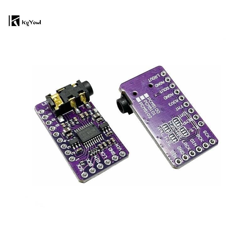 Giao diện KgYewl PCM5102A Bộ giải mã DAC I2S GY-PCM5102 Mô-đun máy nghe nhạc I2S cho Raspberry Pi PH