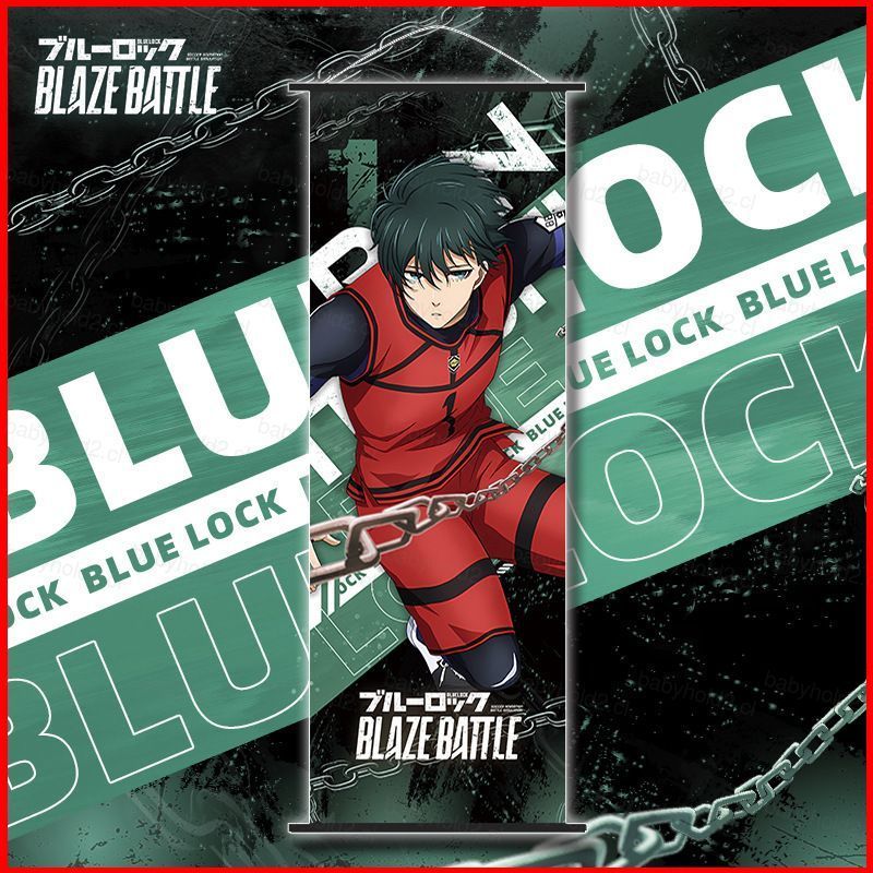 BH2 BLUE LOCK Isagi Yoichi Bachira Meguru HD Giấy Dán Tường Poster Treo Hình Anime Cuộn Vải Trang Tr