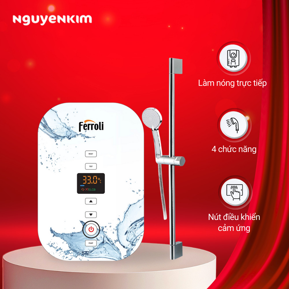 Máy nước nóng Ferroli Amore GDP 4.5 NK