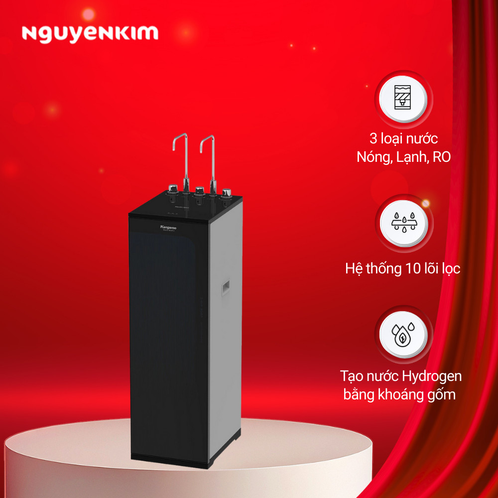 Máy lọc nước RO nóng lạnh Hydrogen Kangaroo KG10A16