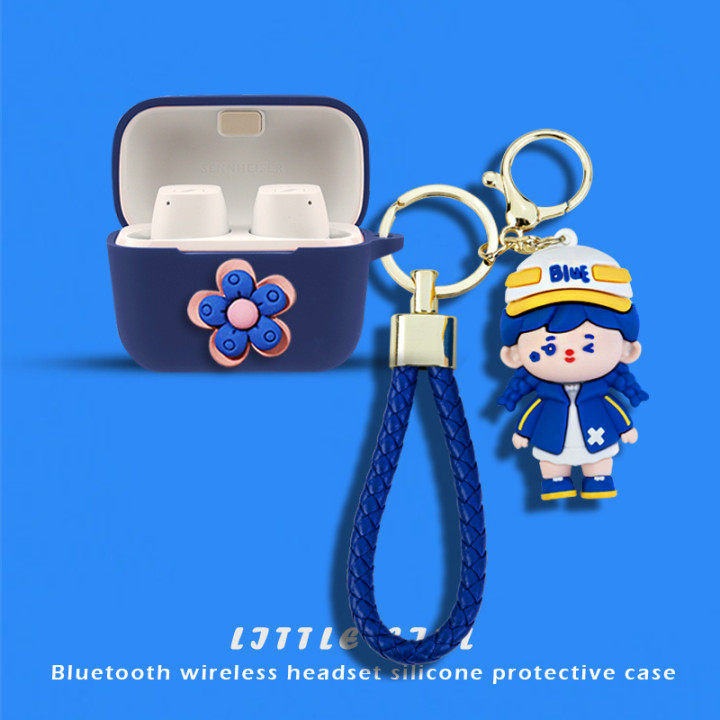 Zhang Yanqi Cùng Phong Cách Sennheiser cx plus Vỏ Bảo Vệ se Bluetooth Vỏ Bảo Vệ Tai Nghe Silicon Mềm