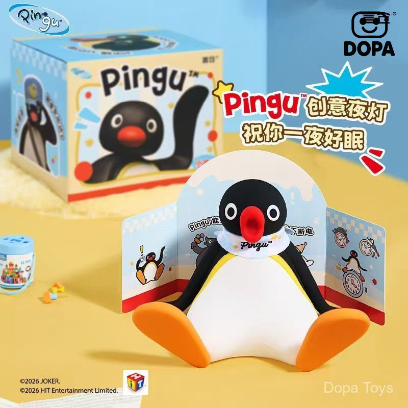 Bán chạy [Chính hãng] Đèn ngủ Pingu vui nhộn Bầu không khí Phòng ngủ Đầu giường Đèn ngủ Trang trí má