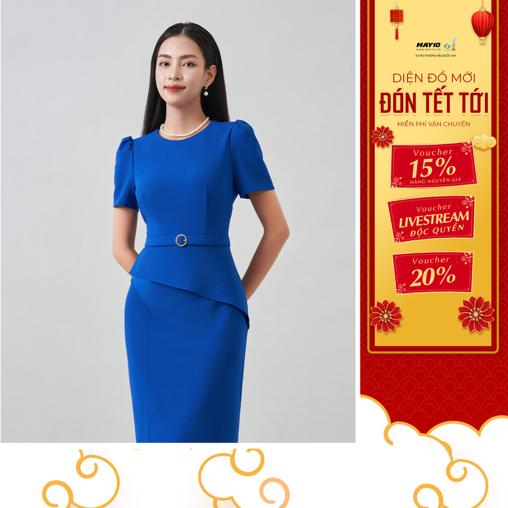 Đầm nữ May 10 mã 050223378BS-T
