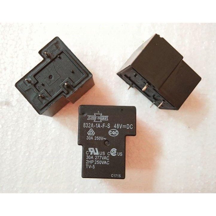 ((1 cái) Linh kiện điện tử Hàng có sẵn 832A-1A-F-S 48VDC Matsukawa Relay 4 chân Một bộ thường mở