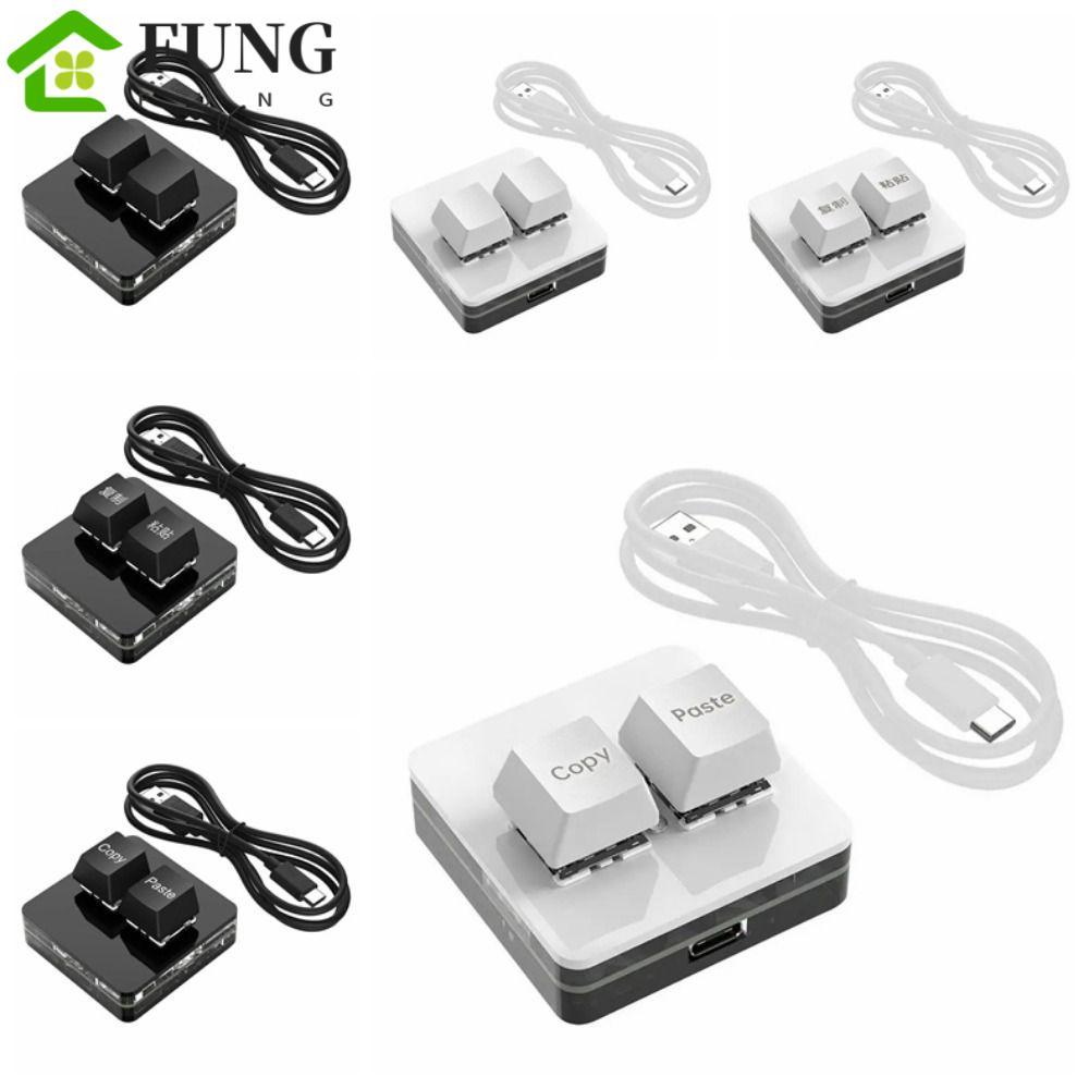 FUNG Copy Paste Mini 2 Phím Bàn Phím Cơ, Acrylic, Giao Diện Type-C, Đỏ