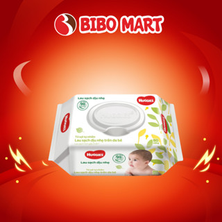 Khăn Giấy Ướt Huggies Không Mùi Không Chứa Cồn Làm Sạch Nhẹ Dịu Lành Tính Cho Bé 80 Tờ - Bibomart