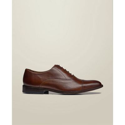 CHARLES TYRWHITT - Giày oxford nam mũi nhọn Leather_SHC0252-CHC