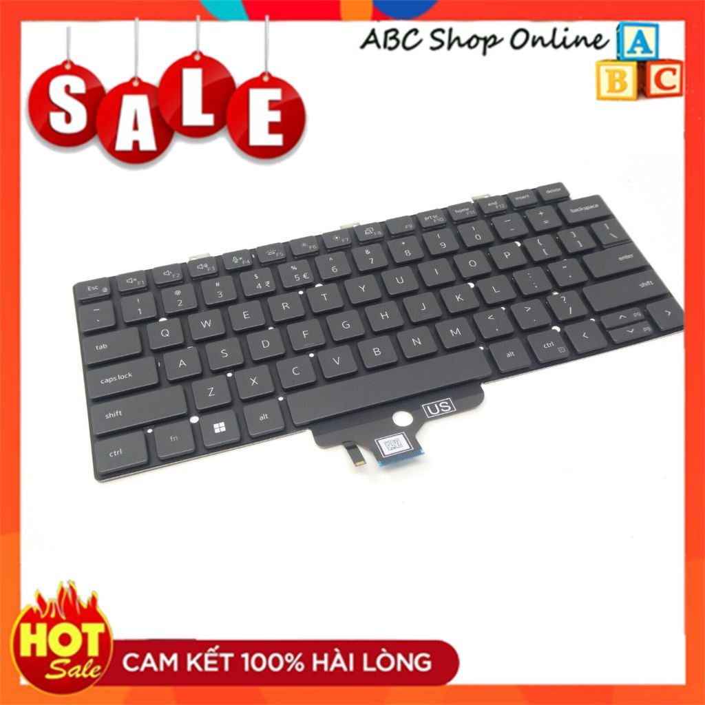 Bàn Phím Laptop Dell Latitude 5320 7310 5320 5330 7320 7330 - Keyboard Laptop Mới + Có Led