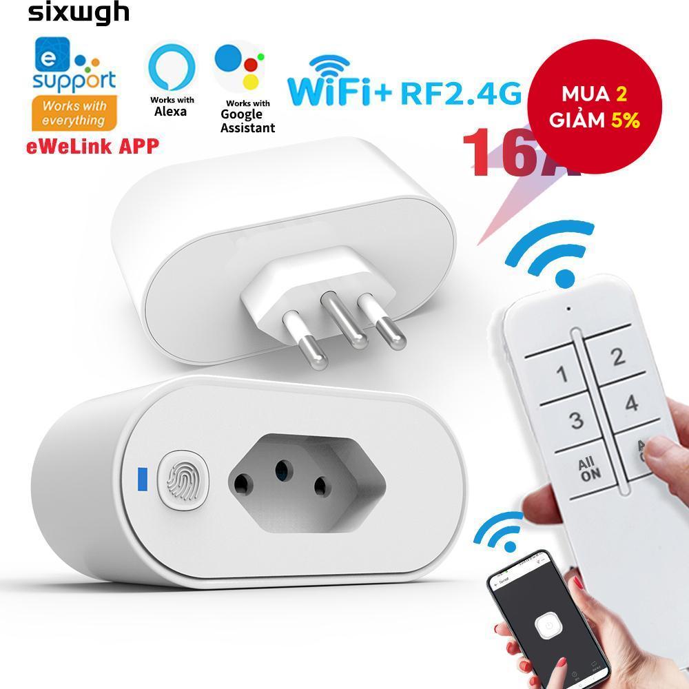EWeLink Wifi Ổ cắm thông minh Điều khiển từ xa Ổ cắm chuyển đổi hỗ trợ eWeLink Điều khiển ứng dụng H