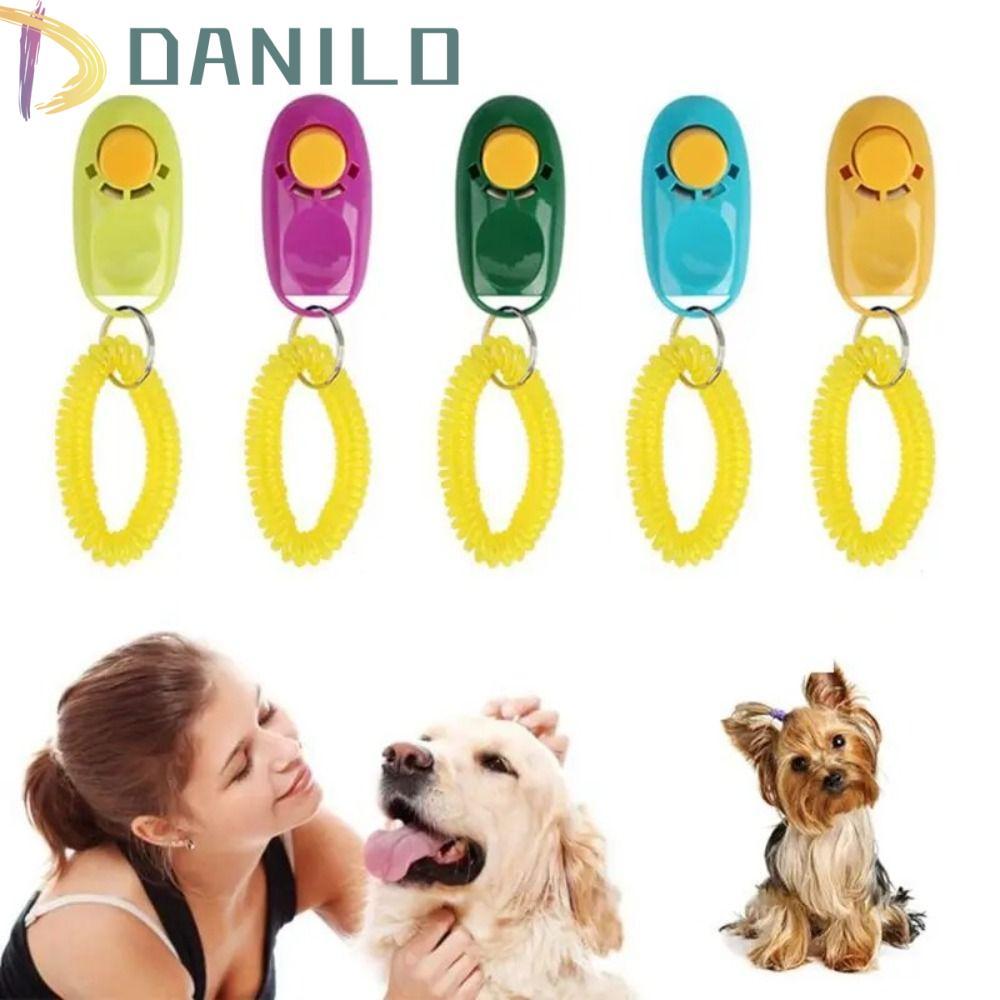 DANILO Pet Tranining Clicker, Đồ chơi Clicker cho chó chuyên nghiệp di động, Dụng cụ huấn luyện chó 