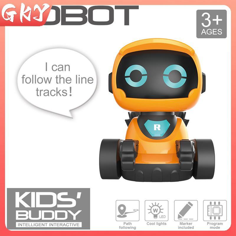 Robot thông minh giáo dục GKY Tra-Drawing - Đồ chơi robot phát ra âm thanh huýt sáo cho trẻ em GKY