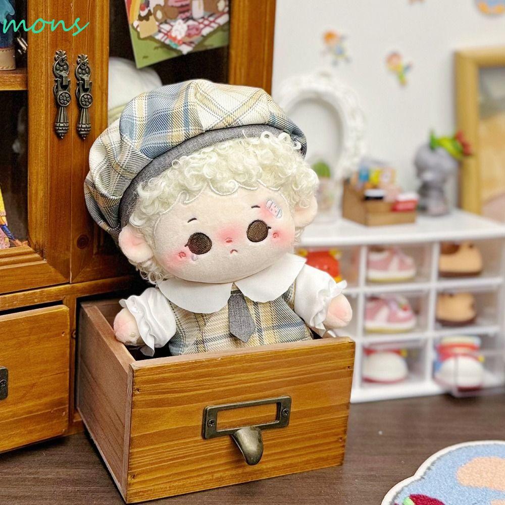 Quần áo búp bê Cotton MONS 20cm, Phụ kiện búp bê chất lượng cao xinh xắn, Trang phục búp bê dễ thươn